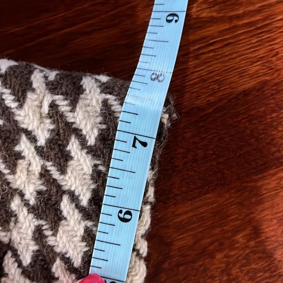 Soia & Kyo Womens Trench Coat Jacket PS Brown & Cream Houndstooth Dbl Breasted - Picture 15 of 16